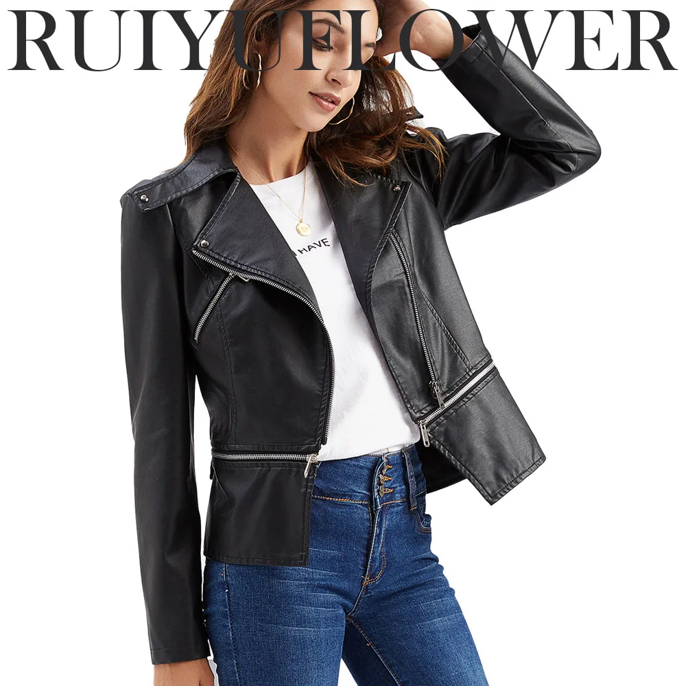 Spring Autumn Lady Two Piece Removable Slim Lapel Collar PU Jacket Faux Leather Top Women Clothing Motorcycle Coat Free Shipping
Spring Autumn Lady Two Piece Removable Slim Lapel Collar PU Jacket Faux Leather Top Women Clothing Motorcycle Coat Free Shipping