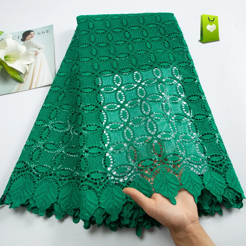 African Cord Guipure Lace Fabric Nigerian Mesh Lace Sequins Fabric French Water Soluble Material For Women Wedding Dresses A3355
African Cord Guipure Lace Fabric Nigerian Mesh Lace Sequins Fabric French Water Soluble Material For Women Wedding Dresses A3355
