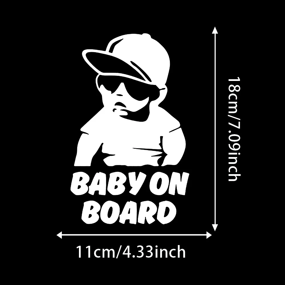 Наклейка На Автомобиль BABY ON BOARD, 11x18 См, Водонепроницаемая, Самоклеящаяся, Устойчивая К Царапинам
Наклейка На Автомобиль BABY ON BOARD, 11x18 См, Водонепроницаемая, Самоклеящаяся, Устойчивая К Царапинам