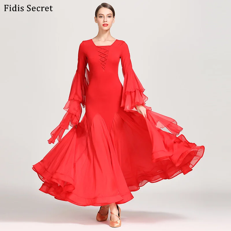 1866 Red/Black Expansion Dress Female Standard Ballroom/Tango/Waltz/Foxtrot/Modern Dance Stage Competition/Performance Costumes
1866 Red/Black Expansion Dress Female Standard Ballroom/Tango/Waltz/Foxtrot/Modern Dance Stage Competition/Performance Costumes