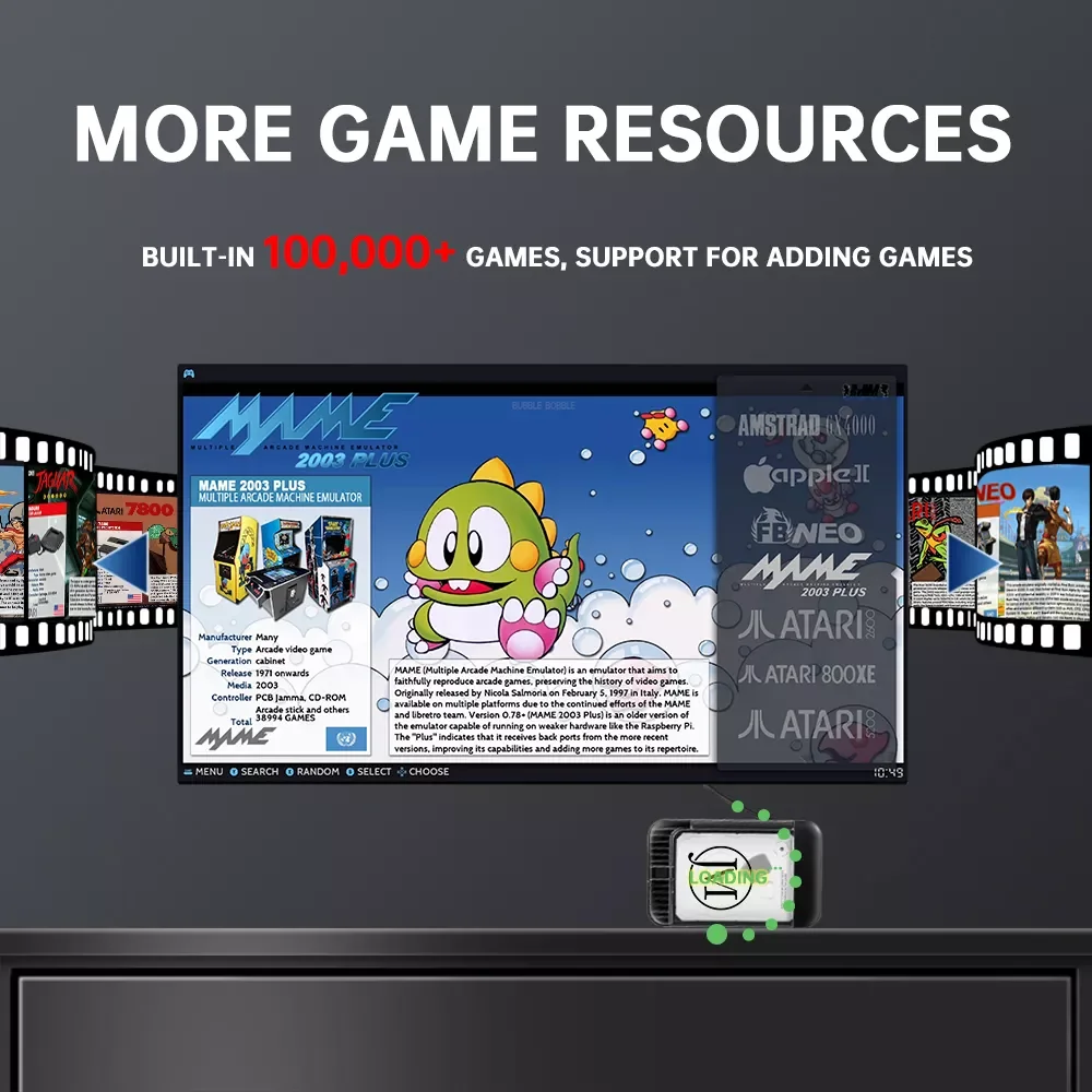 External Game Hard Drive/Video Game Console Hyper Base RB2 100000+Games For PS3/PS2/SS/Wii/N64 With controller
External Game Hard Drive/Video Game Console Hyper Base RB2 100000+Games For PS3/PS2/SS/Wii/N64 With controller