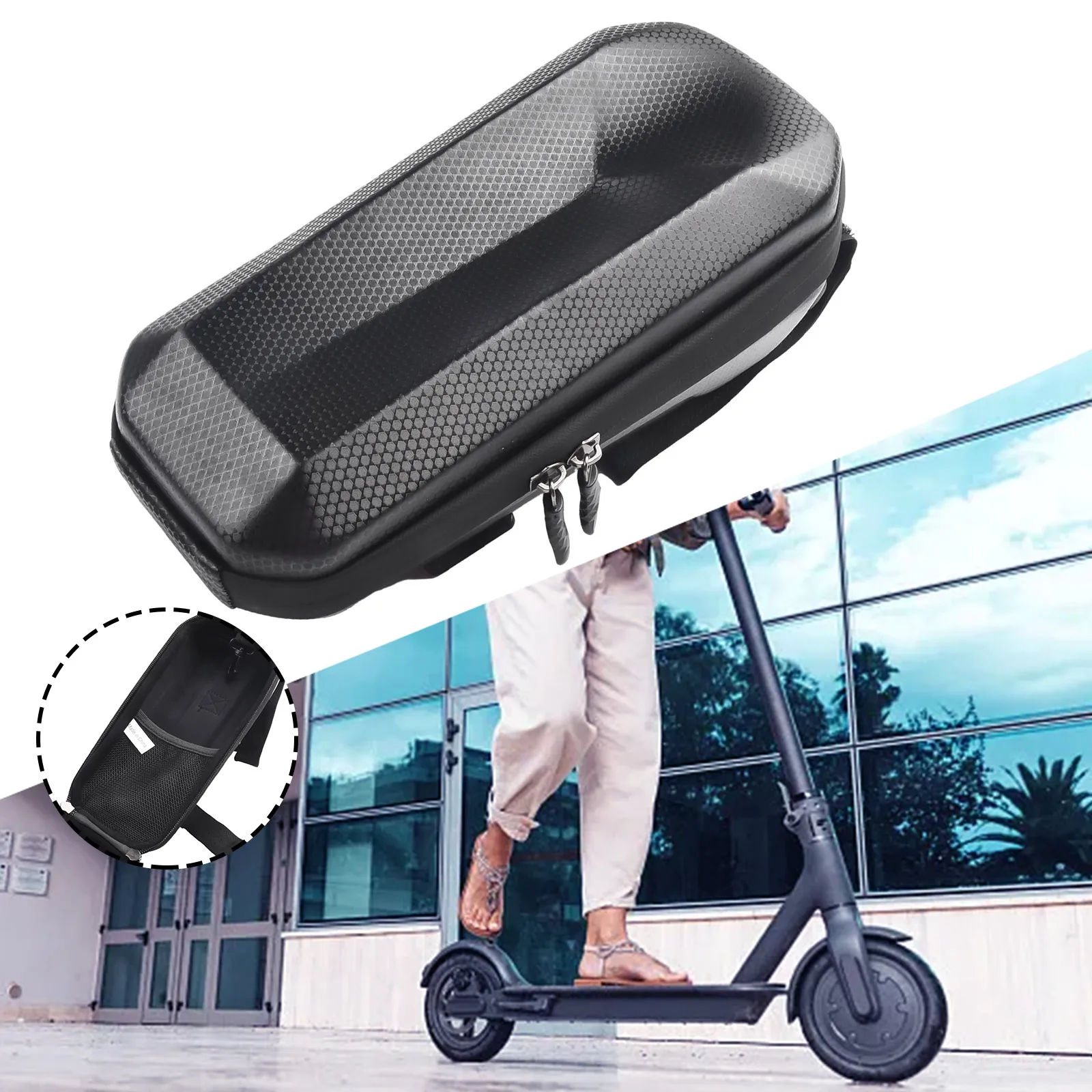 Electric Scooter Hard Shell Bag Waterproof 230x105x105mm Accessories Electric Skateboard Folding Bike Front Handle
Electric Scooter Hard Shell Bag Waterproof 230x105x105mm Accessories Electric Skateboard Folding Bike Front Handle