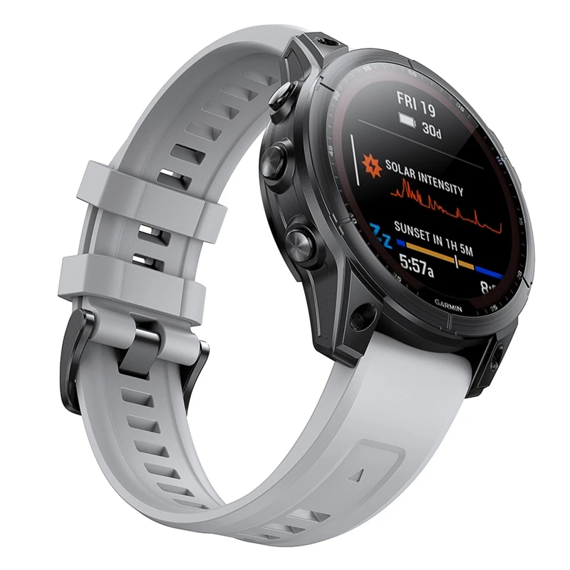 Silicone Watchband Quick Release Band Strap Repalcement Wristband 22mm for Garmin Fenix 6/6 Pro/5/5 Plus/forerunner DXAC
Silicone Watchband Quick Release Band Strap Repalcement Wristband 22mm for Garmin Fenix 6/6 Pro/5/5 Plus/forerunner DXAC