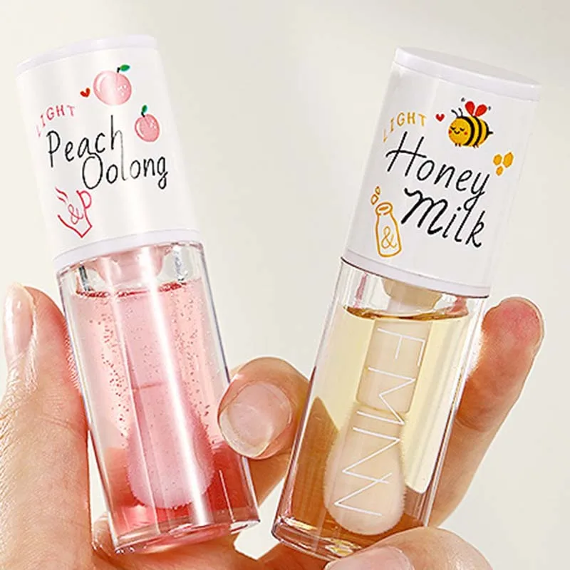 Korean Kawaii Honey Peach Lip Oil Long Lasting Non-sticky Moisturizes Vitamin E Lip Tint Lip Plumper Lip Care Serum
Korean Kawaii Honey Peach Lip Oil Long Lasting Non-sticky Moisturizes Vitamin E Lip Tint Lip Plumper Lip Care Serum