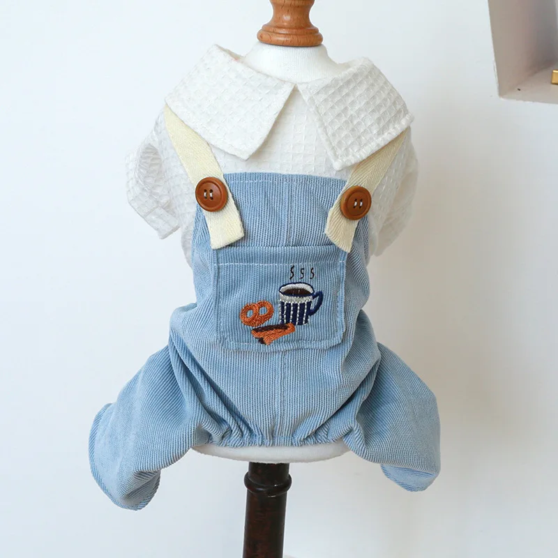 Pet Dog Clothing Spring and Summer New Products Boxer Pockets Cat Clothing Bread Boffee Straps Pants Four Legged Clothes
Pet Dog Clothing Spring and Summer New Products Boxer Pockets Cat Clothing Bread Boffee Straps Pants Four Legged Clothes