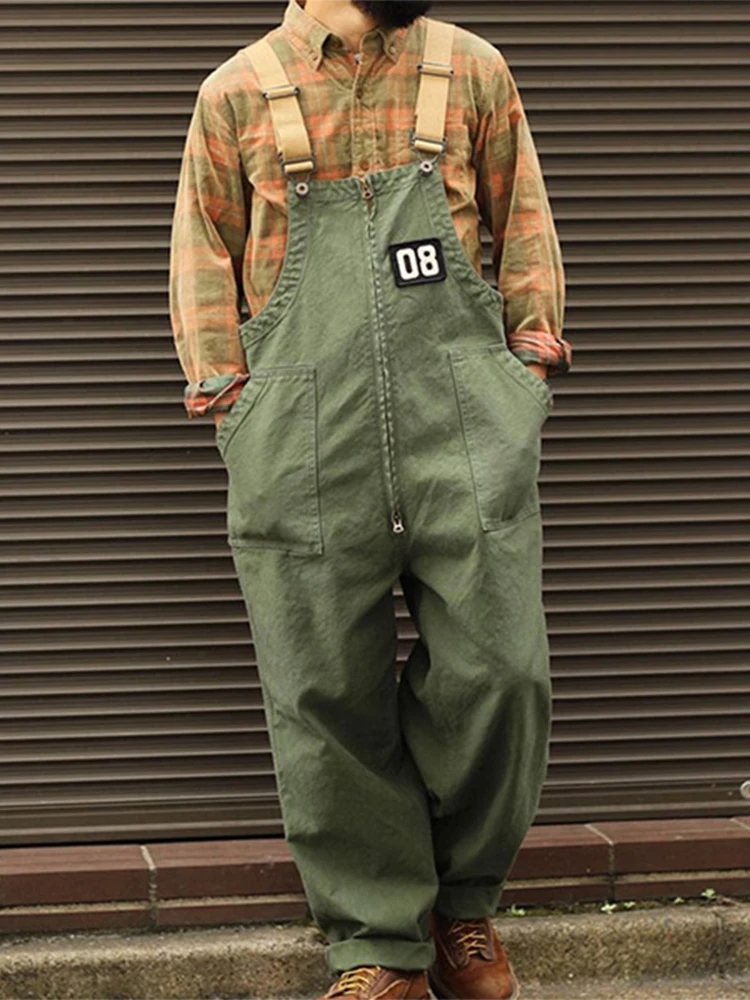 2022 Fashion Hip Hop Streetwear Mens Overall All Match Vintage Male Summer Romper Sleeveless Chic Loose Jumpsuits Pocket Overall
2022 Fashion Hip Hop Streetwear Mens Overall All Match Vintage Male Summer Romper Sleeveless Chic Loose Jumpsuits Pocket Overall