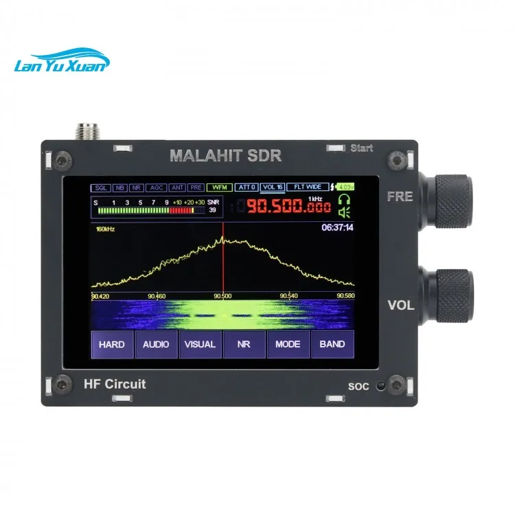 Hifi AM/SSB/NFM/WFM 50 кГц-2 ГГц DSP MALAHIT SDR приемник радио 1.10C с черным динамиком
Hifi AM/SSB/NFM/WFM 50 кГц-2 ГГц DSP MALAHIT SDR приемник радио 1.10C с черным динамиком