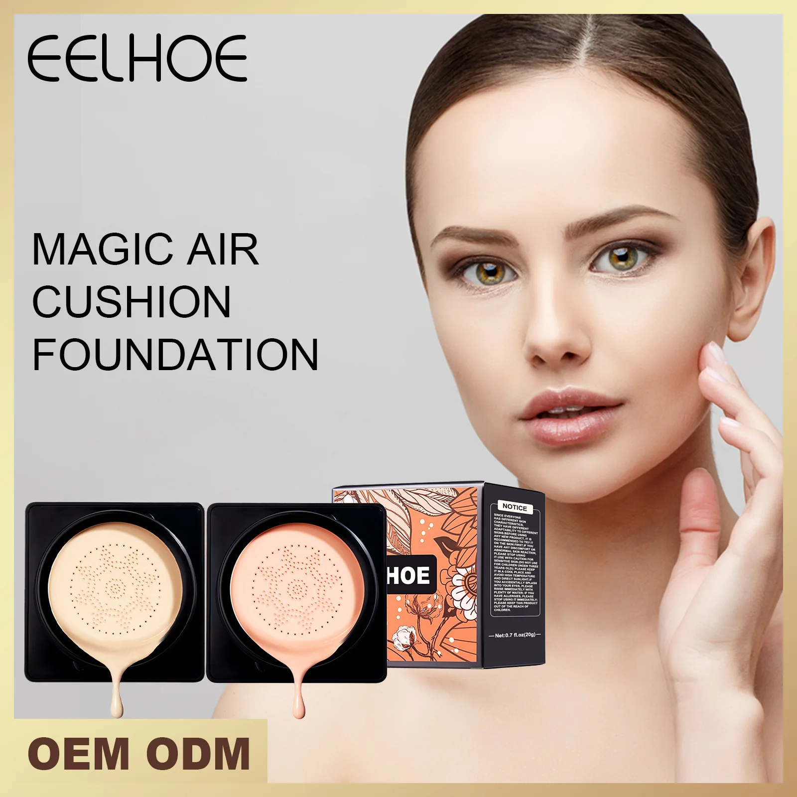 Bb-крем Eelhoe Magic с воздушной подушкой, невидимые поры, осветляет тон кожи, скрывает недостатки лица и стойкую основу
Bb-крем Eelhoe Magic с воздушной подушкой, невидимые поры, осветляет тон кожи, скрывает недостатки лица и стойкую основу
