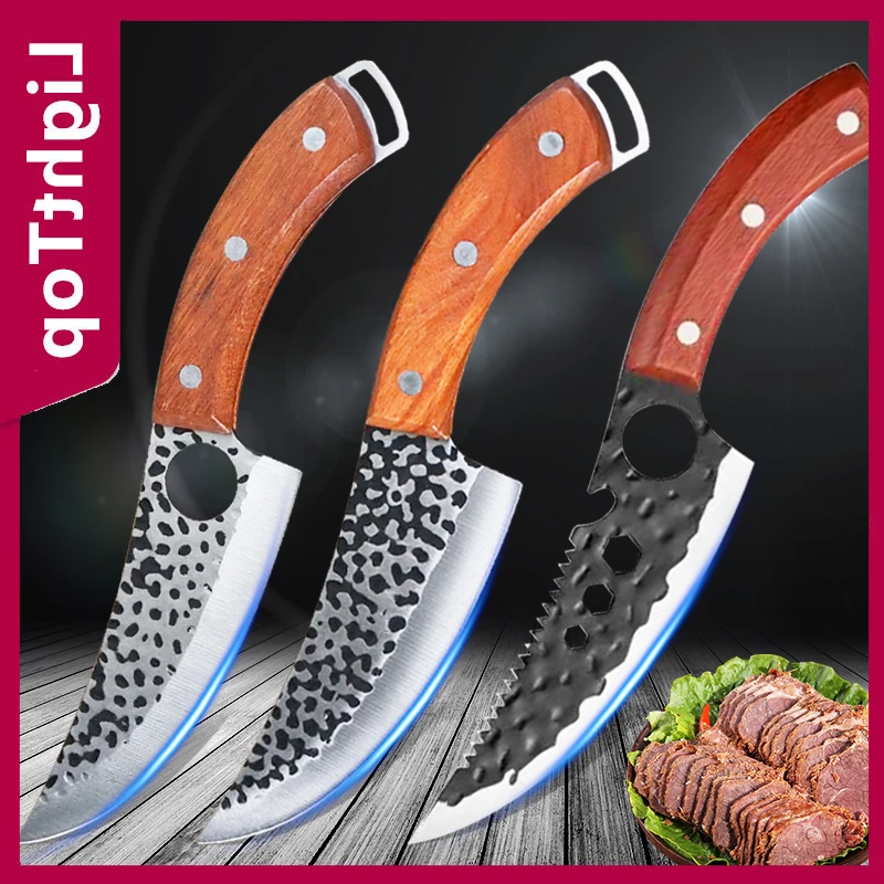 6" Forged Stainless Steel Boning Knife Butcher Knife Kitchen Chef Knife Meat Cleaver Sharp Slicing Knife Outdoor Hunting Knife
6" Forged Stainless Steel Boning Knife Butcher Knife Kitchen Chef Knife Meat Cleaver Sharp Slicing Knife Outdoor Hunting Knife