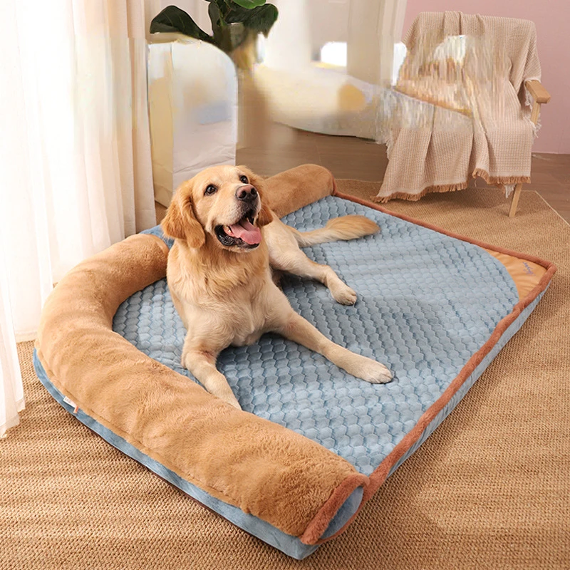 Litter winter warm bed large dog four seasons universal cushion sofa can be removed and washed pet supplies
Litter winter warm bed large dog four seasons universal cushion sofa can be removed and washed pet supplies