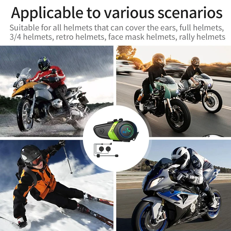 2 Pcs LX3 Helmet Bluetooth Headset Bluetooth 5.0 Motorcycle Riding Wireless Call Stereo Anti-Interference Headset
2 Pcs LX3 Helmet Bluetooth Headset Bluetooth 5.0 Motorcycle Riding Wireless Call Stereo Anti-Interference Headset