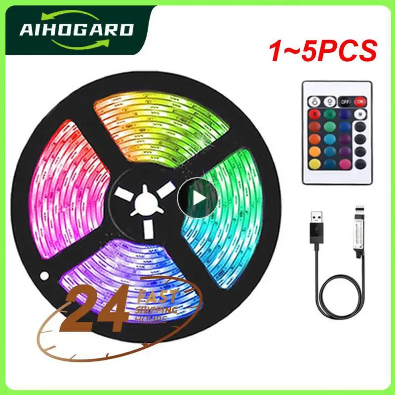 1~5PCS USB LED Strip Lights RGB IR Control Luminous Decoration Living Room 2835 Ribbon Lighting Light For Home Decor TV
1~5PCS USB LED Strip Lights RGB IR Control Luminous Decoration Living Room 2835 Ribbon Lighting Light For Home Decor TV