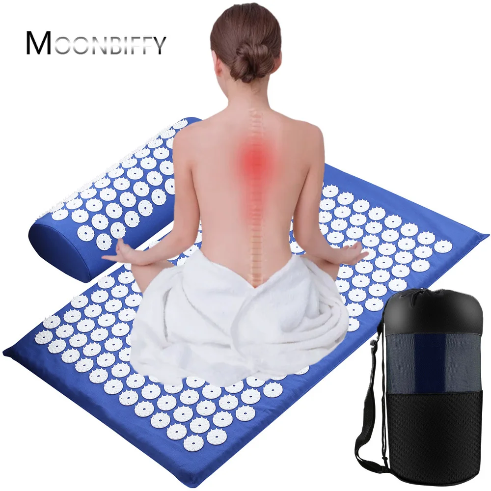 Acupressure Mat Massager Cushion Massage Relieve Stress Back Body Pain Spike Yoga MassageMat Muscle Relaxation Acupoint Massagem
Acupressure Mat Massager Cushion Massage Relieve Stress Back Body Pain Spike Yoga MassageMat Muscle Relaxation Acupoint Massagem