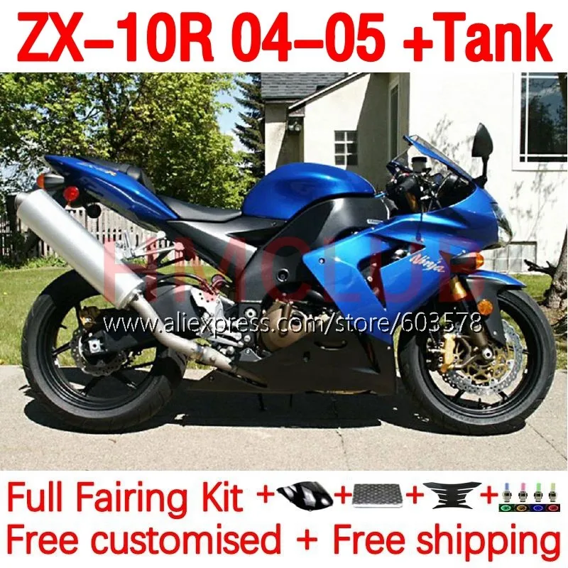 +Tank For KAWASAKI NINJA ZX 10R 1000 CC 10 R ZX-10R 1000CC ZX1000 ZX10R 04 05 2004 2005 Injection Fairing 207No.30 factory blue
+Tank For KAWASAKI NINJA ZX 10R 1000 CC 10 R ZX-10R 1000CC ZX1000 ZX10R 04 05 2004 2005 Injection Fairing 207No.30 factory blue