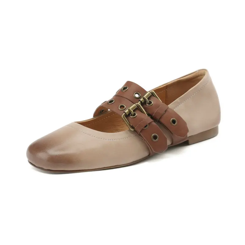 Genuine Leather Ballet Flats Girls Comfy Soft Mary Janes Shoes High Quality Footwear
Genuine Leather Ballet Flats Girls Comfy Soft Mary Janes Shoes High Quality Footwear