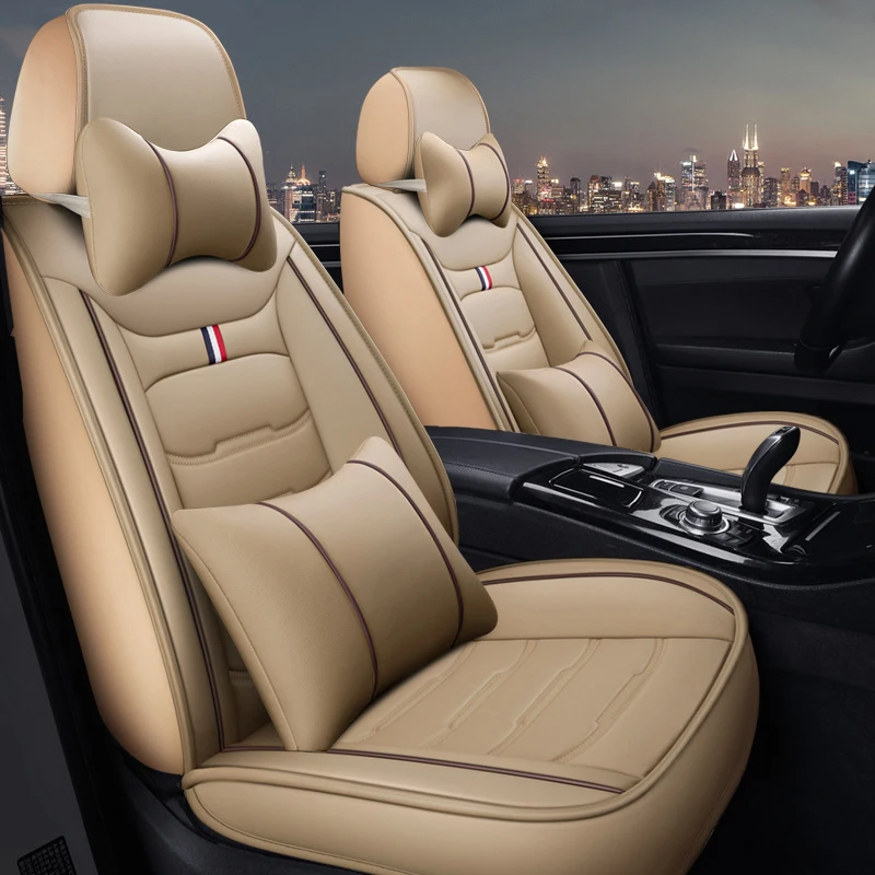 Leather Car Cushions High Quality Soft Fashion Car Seat Cover Full Set of Front and Rear Seat Covers Universal 4 Season
Leather Car Cushions High Quality Soft Fashion Car Seat Cover Full Set of Front and Rear Seat Covers Universal 4 Season