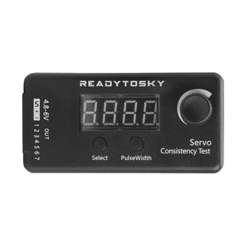 Mini 3 Modes Digital Servo/ESC Consistency Tester Steering Gear Measurement for RC Helicopter Car Tool 4.8-6V Multimeter
Mini 3 Modes Digital Servo/ESC Consistency Tester Steering Gear Measurement for RC Helicopter Car Tool 4.8-6V Multimeter