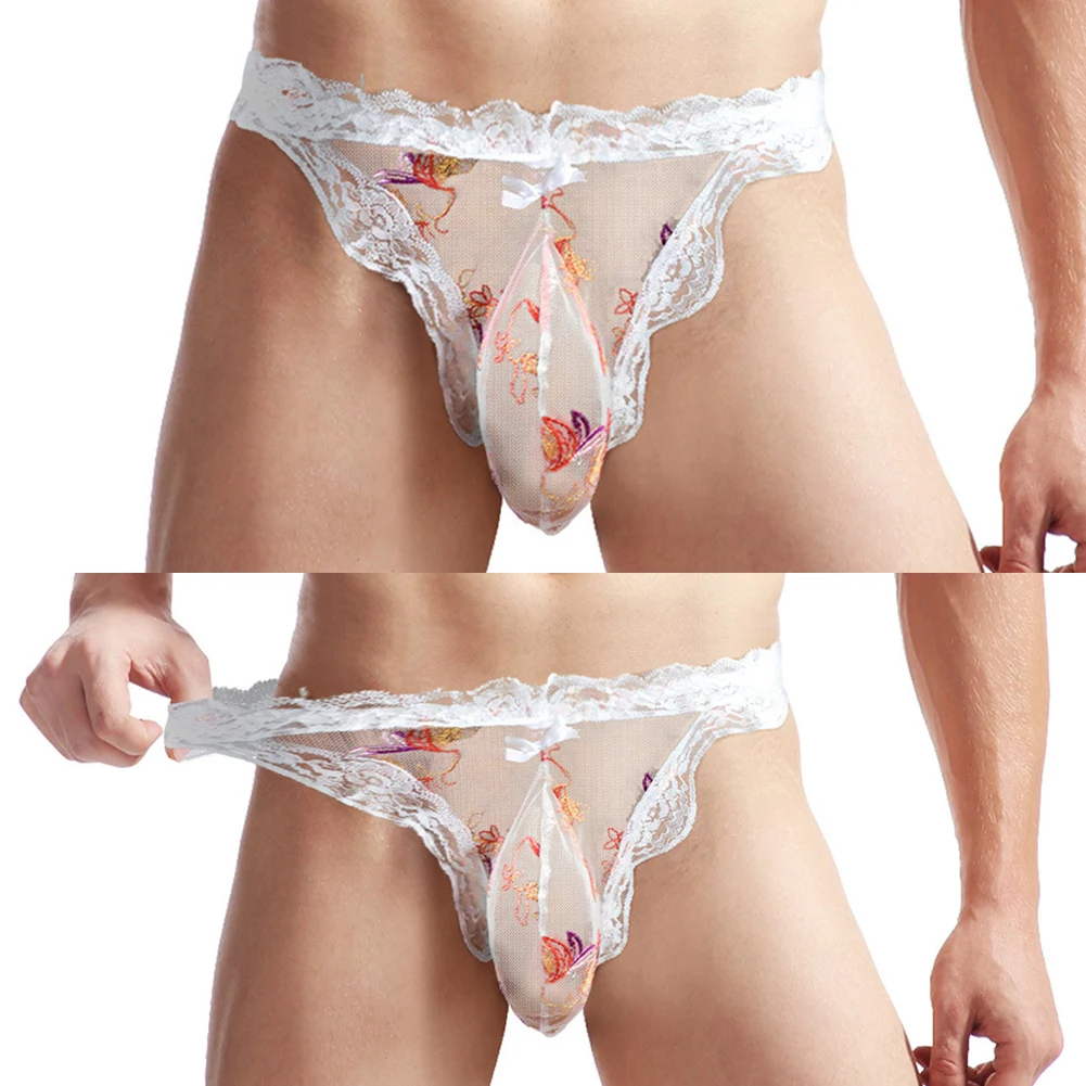 Sexy Men Lingerie Bikini Briefs Pouch Thong Lace Ultra-Low Male Lingerie Tanga Underwear Underpants Erotic Hombre T-Panties
Sexy Men Lingerie Bikini Briefs Pouch Thong Lace Ultra-Low Male Lingerie Tanga Underwear Underpants Erotic Hombre T-Panties