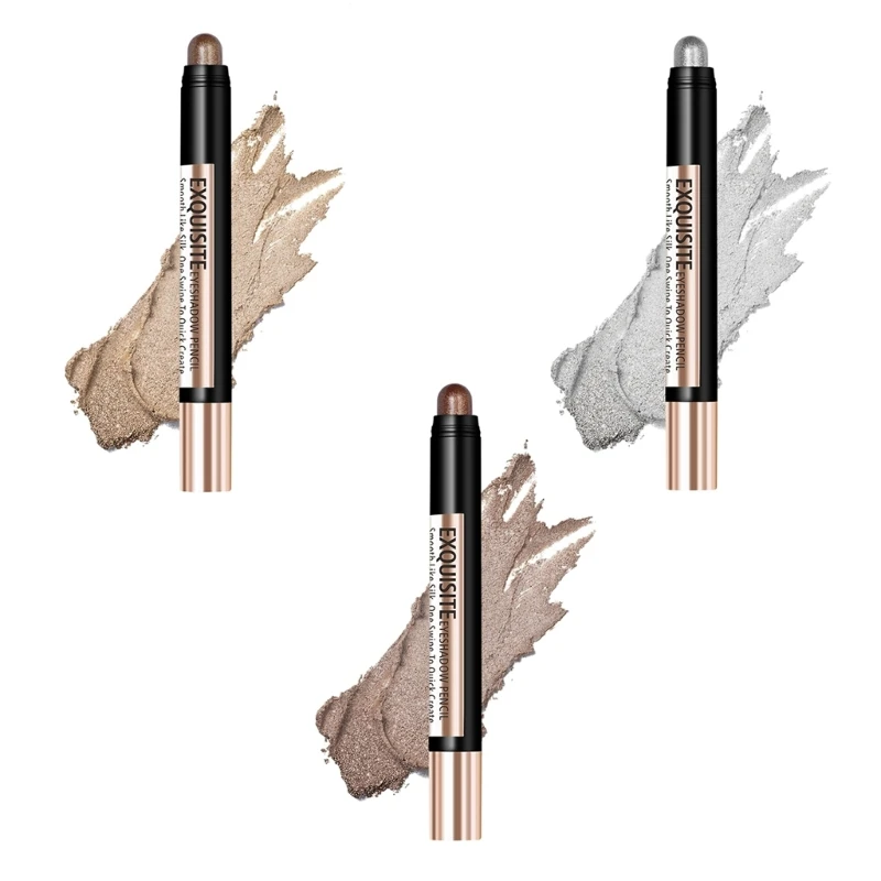 E74C Women Eyeshadow Pen Glitter Highlighter Long Lasting Waterproof Eyeshadow Stick 
E74C Women Eyeshadow Pen Glitter Highlighter Long Lasting Waterproof Eyeshadow Stick