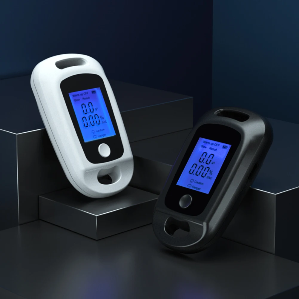 Portable Breathalyzer USB Rechargeable Alcohol Tester LCD Digital Display with 3 Color Alert Breath Tester Keychain for Car Home
Portable Breathalyzer USB Rechargeable Alcohol Tester LCD Digital Display with 3 Color Alert Breath Tester Keychain for Car Home