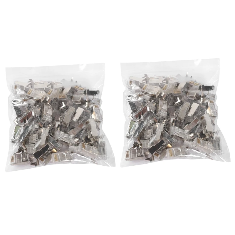 Rj45 Connector Rj 45 Ethernet Cable Plug Cat7 Cat6a 8P8C Stp Shielded Cat 7 Network Terminals 1.3Mm 100Pcs
Rj45 Connector Rj 45 Ethernet Cable Plug Cat7 Cat6a 8P8C Stp Shielded Cat 7 Network Terminals 1.3Mm 100Pcs