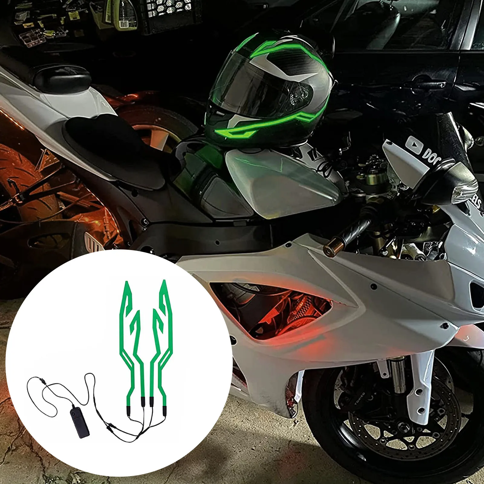 Motorcycle Helmets Light LED Night Riding Signal Helmets Light Sticker for Motorcycle Bike Helmets Accessories
Motorcycle Helmets Light LED Night Riding Signal Helmets Light Sticker for Motorcycle Bike Helmets Accessories