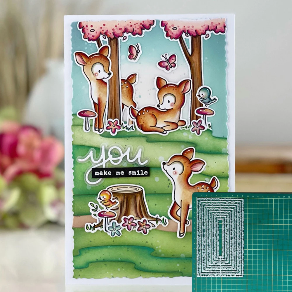 Rectangle Frame Metal Cutting Dies DIY Scrapbooking Cutting Dies Embossed Template Decor Dies Cut For Greeting Cards
Rectangle Frame Metal Cutting Dies DIY Scrapbooking Cutting Dies Embossed Template Decor Dies Cut For Greeting Cards