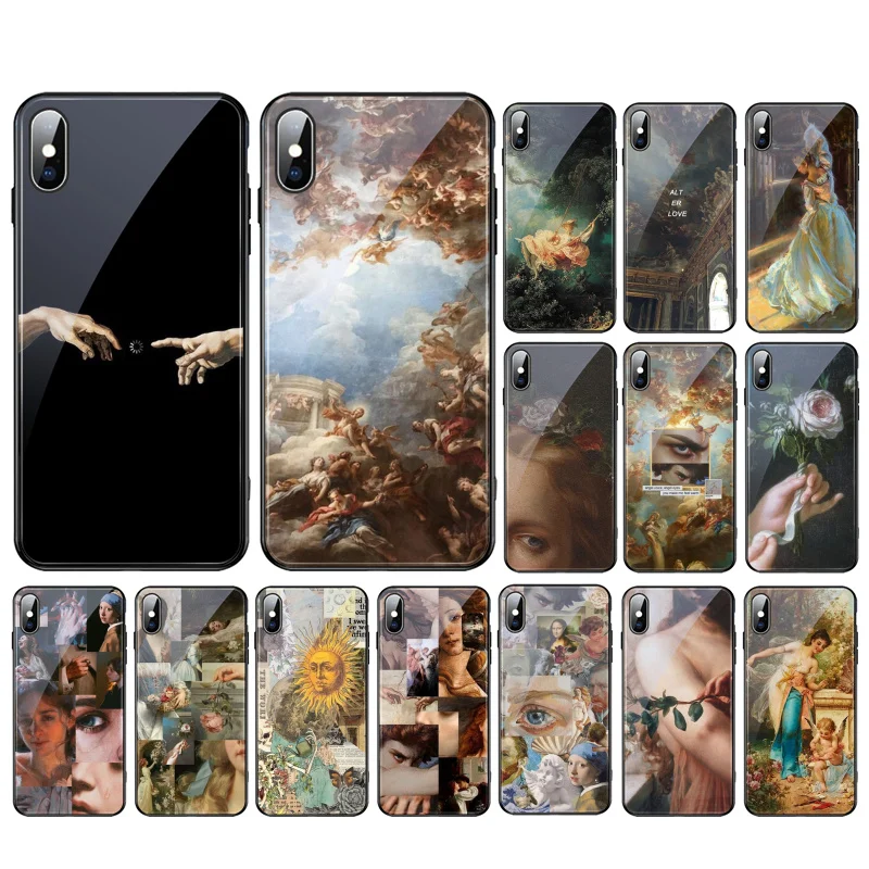 Renaissance art Painting Glass phone case For iphone 15 14 13 Pro Max 12 11 Pro Max 14 Plus Phone Case Funda
Renaissance art Painting Glass phone case For iphone 15 14 13 Pro Max 12 11 Pro Max 14 Plus Phone Case Funda