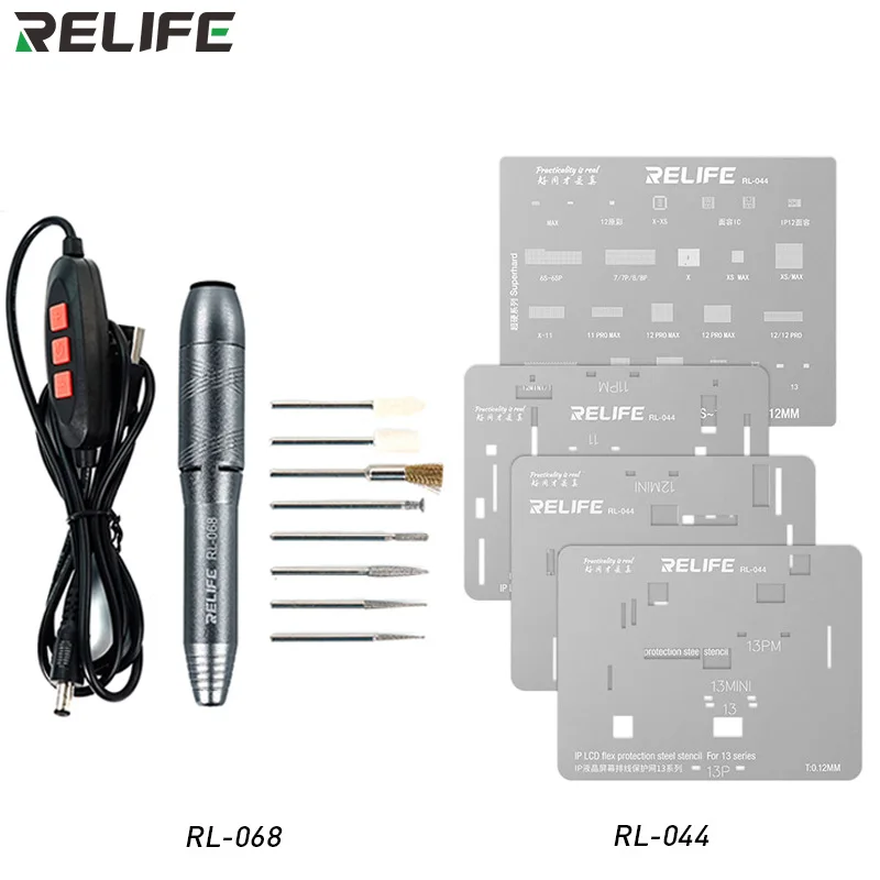 RELIFE RL-044 IP6S-13PM LCD screen tin planting + cable protection polishing screen IC precision tin planting for iPhone repair
RELIFE RL-044 IP6S-13PM LCD screen tin planting + cable protection polishing screen IC precision tin planting for iPhone repair