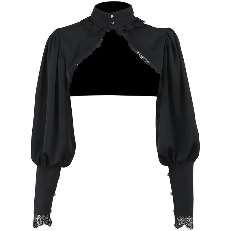 Lace Gothic Black Short Steampunk Crop Jacket Kawaii Vintage Gorgeous Palace Blouse Women Party Bolero Victorian Coat Corset
Lace Gothic Black Short Steampunk Crop Jacket Kawaii Vintage Gorgeous Palace Blouse Women Party Bolero Victorian Coat Corset