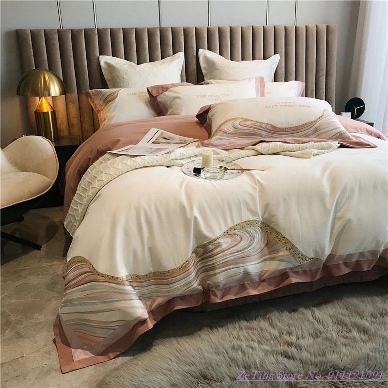 1.8mBedding Set 4pcs High 100TC delicate cotton thick sanded wool warmth PureCotton embroidery autumn winter luxury Home Textile
1.8mBedding Set 4pcs High 100TC delicate cotton thick sanded wool warmth PureCotton embroidery autumn winter luxury Home Textile