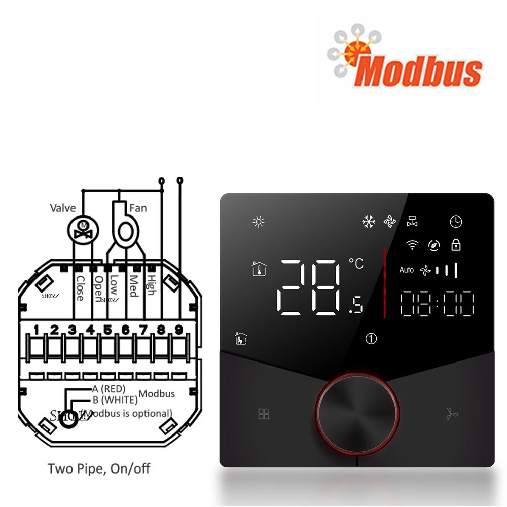 Умный термостат для вентиляции SHOJZJ
Умный термостат для вентиляции SHOJZJ