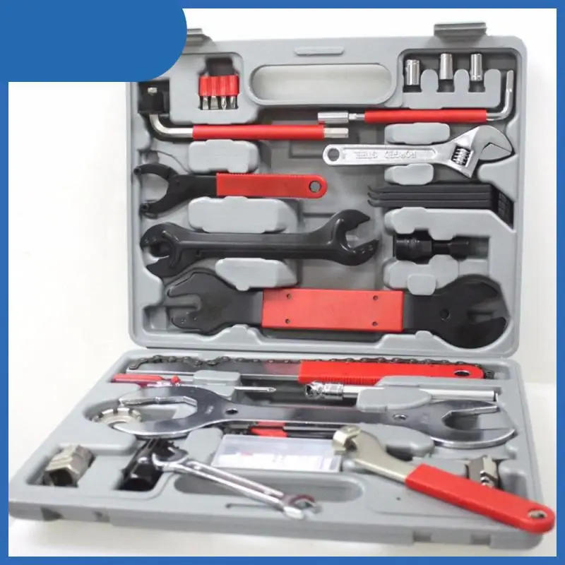 Professional Bicycle Repair Tools 18 In 1 Cycling Multitool Chain Pedal BB Wrench Hex Key Bike Tools Kit Box Set Bike Repair Kit
Professional Bicycle Repair Tools 18 In 1 Cycling Multitool Chain Pedal BB Wrench Hex Key Bike Tools Kit Box Set Bike Repair Kit