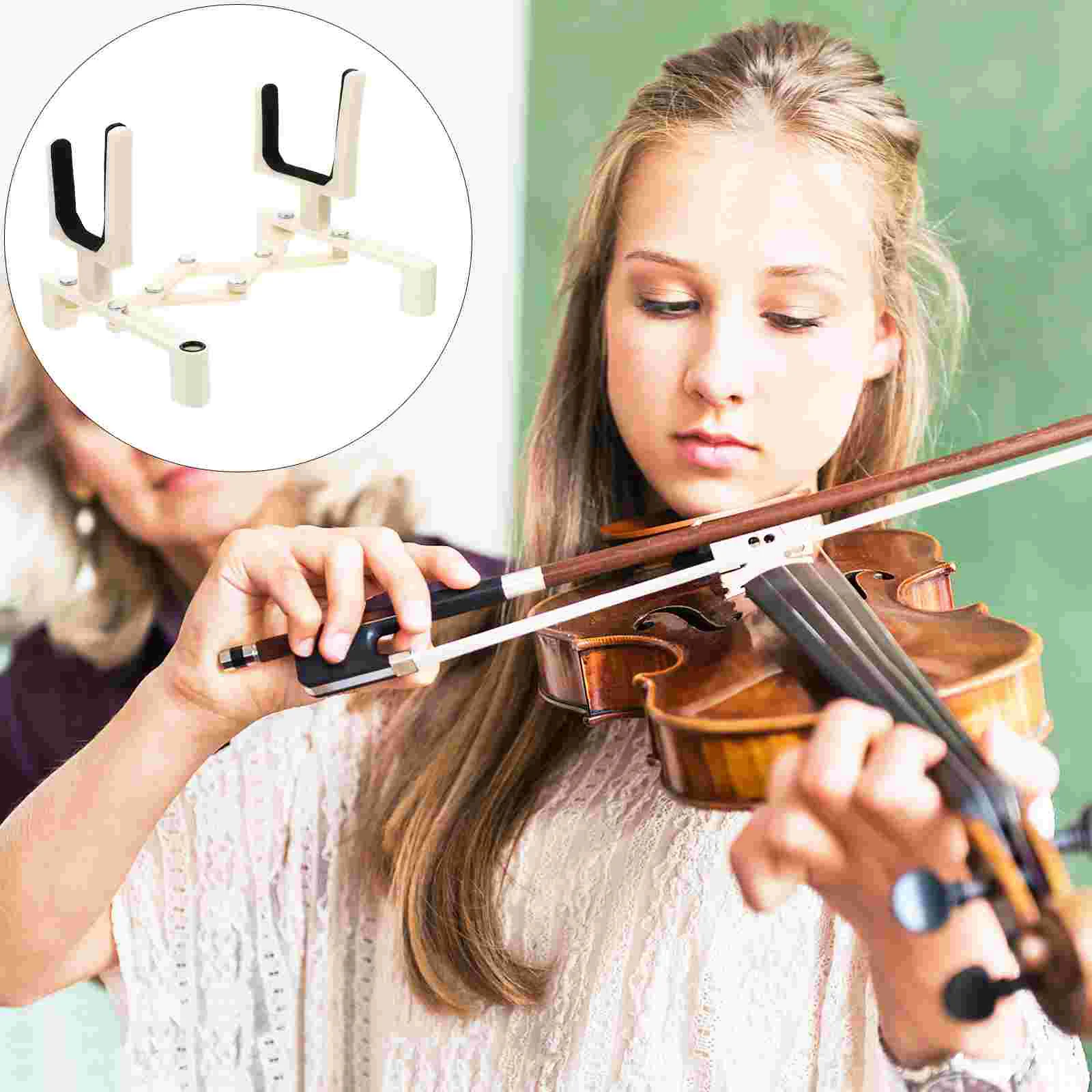 1 шт., телескопический складной стенд для скрипки 
1 шт., телескопический складной стенд для скрипки