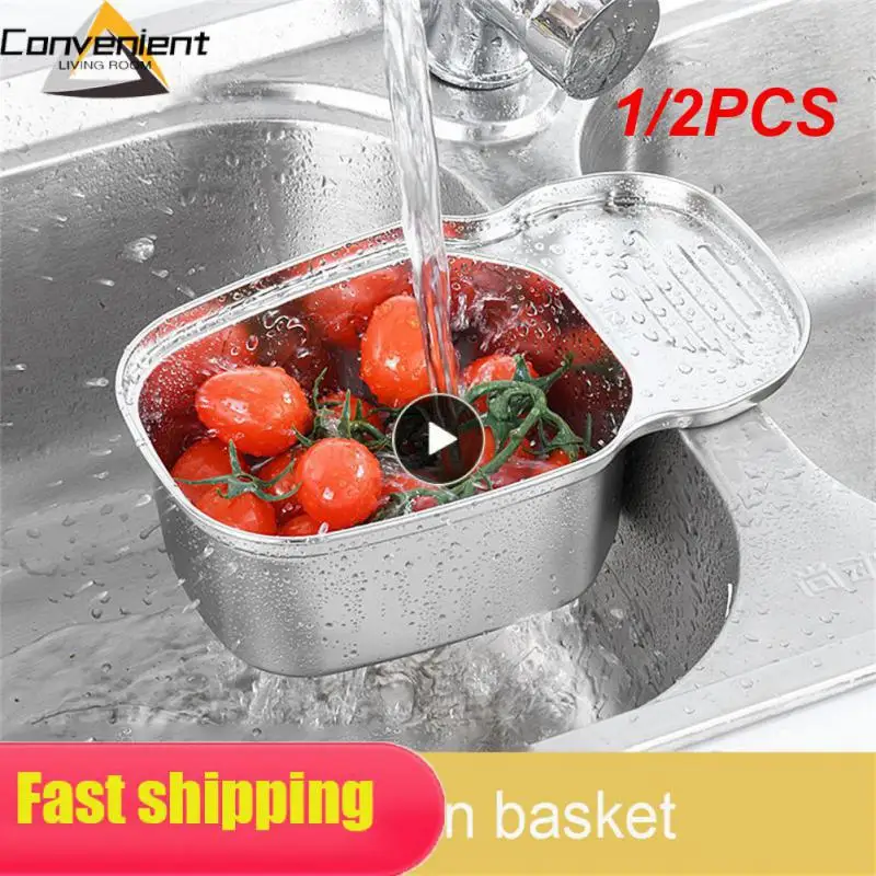 1/2PCS Kitchen Sink Strainer Basket Multipurpose Corner Sink Strainer Food Catcher Leftovers Storage Stainless Steel Drain
1/2PCS Kitchen Sink Strainer Basket Multipurpose Corner Sink Strainer Food Catcher Leftovers Storage Stainless Steel Drain