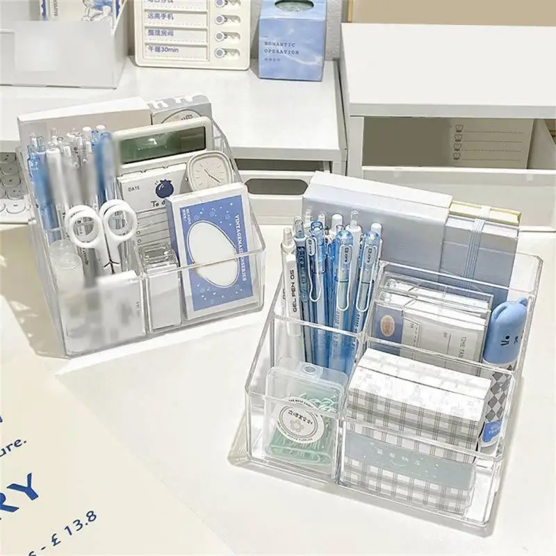Organizing Box Transparent Ins Space-saving Desktop Acrylic Plastic Storage Box Compartment Pen Holder Multifunctional
Organizing Box Transparent Ins Space-saving Desktop Acrylic Plastic Storage Box Compartment Pen Holder Multifunctional