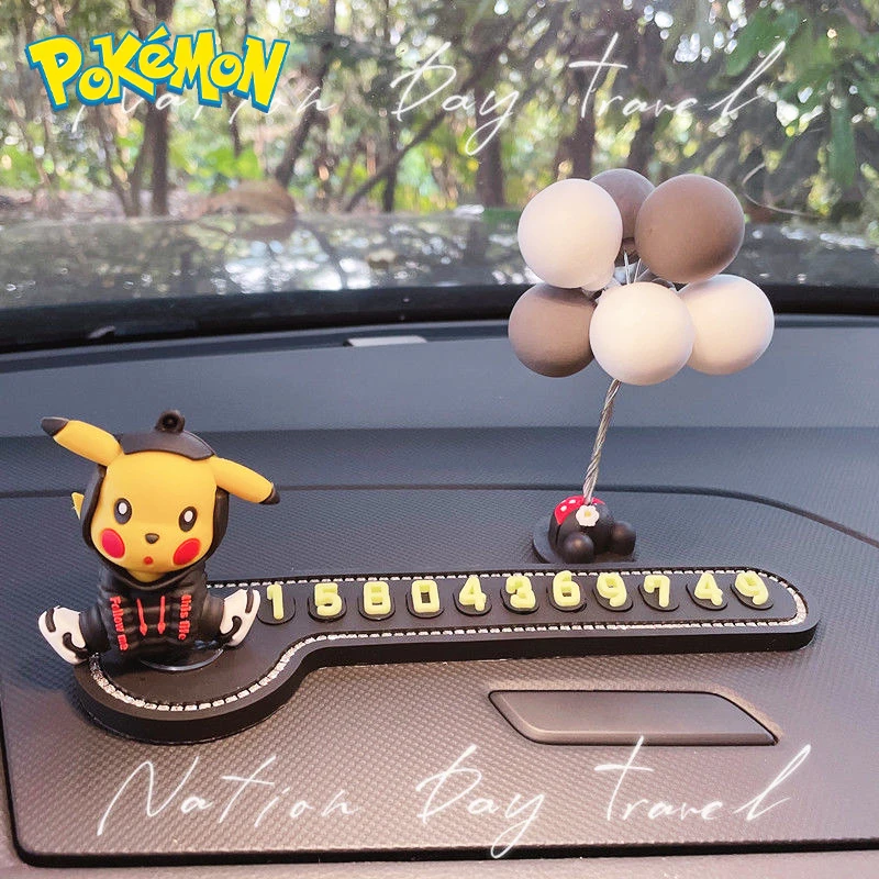 Pokemon Pikachu Parking Number Plate Kawaii Anime Cute Vehicle-Mounted Dolls Ornaments Temporary Parking Number Plate Toys Gifts
Pokemon Pikachu Parking Number Plate Kawaii Anime Cute Vehicle-Mounted Dolls Ornaments Temporary Parking Number Plate Toys Gifts