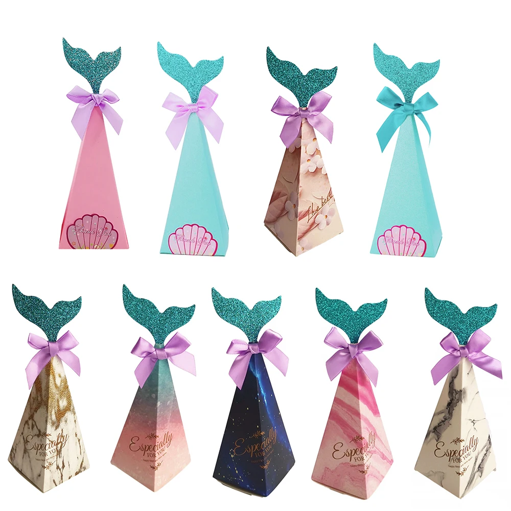 25Pcs Mermaid Tail Paper Cookies Candy Box Gift Bags Popcorn Boxe Kid Little Mermaid Birthday Party Decoration Baby Shower
25Pcs Mermaid Tail Paper Cookies Candy Box Gift Bags Popcorn Boxe Kid Little Mermaid Birthday Party Decoration Baby Shower