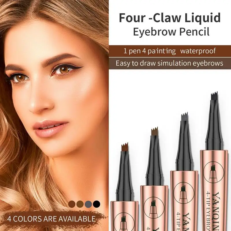 Eyebrow Pencil Water-Proof Long-lasting Brows Shaping Definer Pen Trimming Creates Natural Looking Draw 3D-like Eyebrows Makeup
Eyebrow Pencil Water-Proof Long-lasting Brows Shaping Definer Pen Trimming Creates Natural Looking Draw 3D-like Eyebrows Makeup