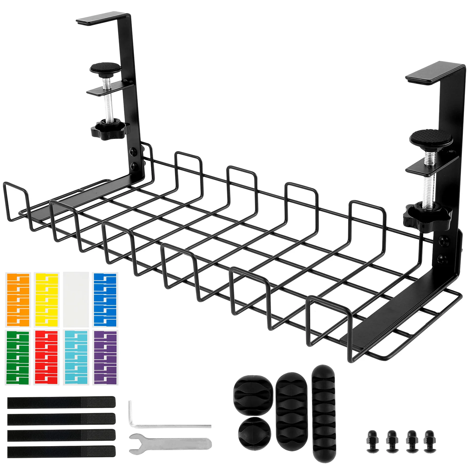 Under Desk Cable Management Tray Removable Under Desk Cable Racks No Drilling Cable Organizers Sturdy Metal Cable Basket Space
Under Desk Cable Management Tray Removable Under Desk Cable Racks No Drilling Cable Organizers Sturdy Metal Cable Basket Space