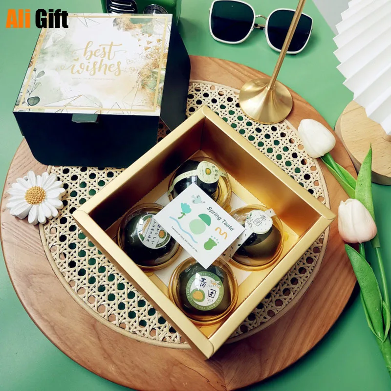 5pcs Best Wishes Egg Yolk Crisp Green Bean Cake Packaging Birthday/Wedding Gift Decoration Paper Box
5pcs Best Wishes Egg Yolk Crisp Green Bean Cake Packaging Birthday/Wedding Gift Decoration Paper Box