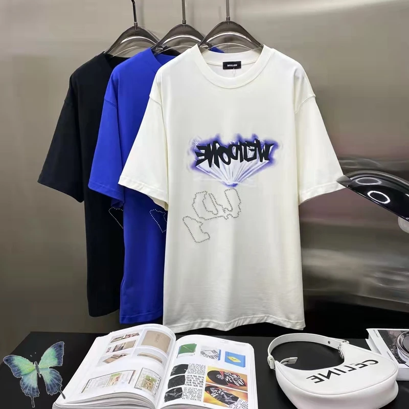 WE11DONE 2022 популярная Футболка с бриллиантами Welldone унисекс, хорошо сделанная футболка
WE11DONE 2022 популярная Футболка с бриллиантами Welldone унисекс, хорошо сделанная футболка