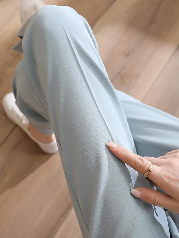 Summer Casual Suits Pants for Women High Waist Korean Fashion Elegant Harem Pants Office Ladies Straight Ankle Length Pants A108
Summer Casual Suits Pants for Women High Waist Korean Fashion Elegant Harem Pants Office Ladies Straight Ankle Length Pants A108