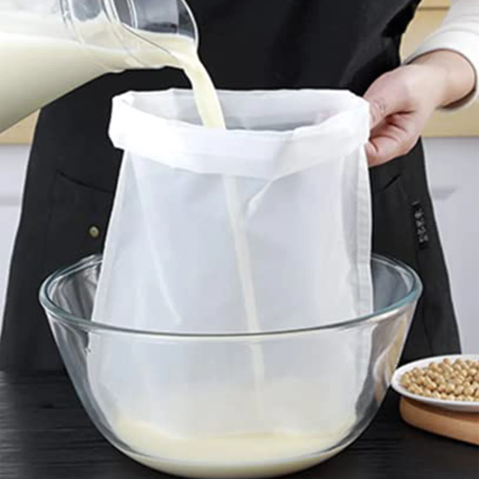 10Pcs Reusable Cotton Filter Bags Nut Milk Bag Tea Coffee Oil Yogurt Filter Net Mesh Food Soy Milk Wine Filter Bag 5 Sizes Set
10Pcs Reusable Cotton Filter Bags Nut Milk Bag Tea Coffee Oil Yogurt Filter Net Mesh Food Soy Milk Wine Filter Bag 5 Sizes Set