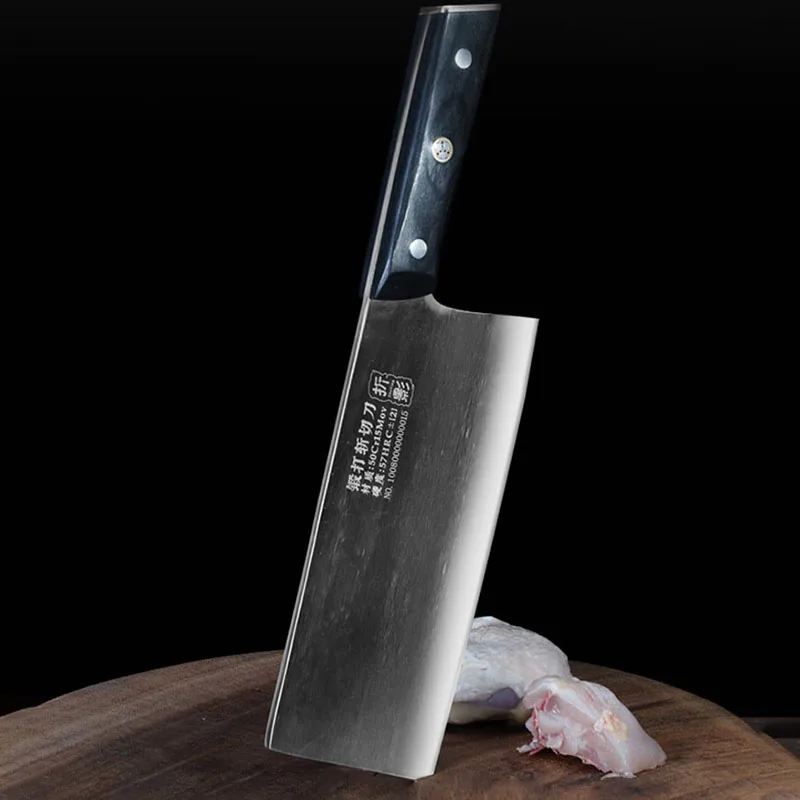 

Кухонные ножи Longquan, острый резак, мясник, мясник, кованый нож ручной работы, овощи, инструменты для Разделки мяса птицы, Китай