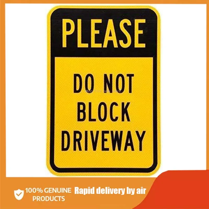 Metal Sign Great Aluminum Tin Sign Warning Caution Fluorescent Grade Legend Please Do Not Block Driveway Black on Yellow Inch
Metal Sign Great Aluminum Tin Sign Warning Caution Fluorescent Grade Legend Please Do Not Block Driveway Black on Yellow Inch