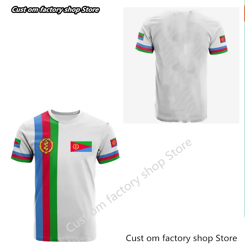 Eritrea Flag T-shirt Free customized name ERI National T-shirt Eritrea flag T-shirt short-sleeved T-shirt
Eritrea Flag T-shirt Free customized name ERI National T-shirt Eritrea flag T-shirt short-sleeved T-shirt