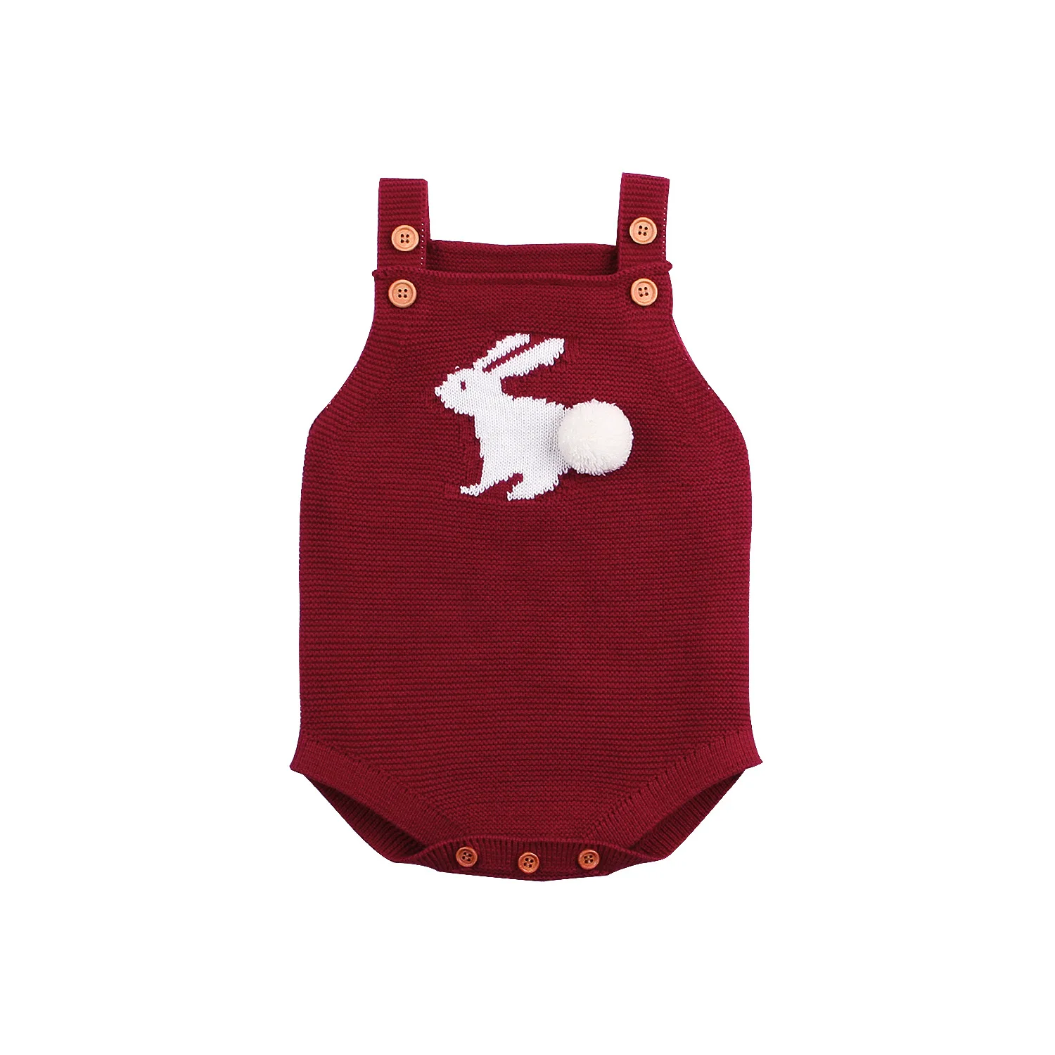 Cute Rabbit Pattern Children's Romper Knitted Sling Jumpsuit Boys Girls Bodysuit Kids Clothing Spring And Autumn Clothes
Cute Rabbit Pattern Children's Romper Knitted Sling Jumpsuit Boys Girls Bodysuit Kids Clothing Spring And Autumn Clothes