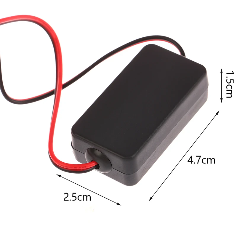 1PC 12V/24V DC power filter reverse rectifier ballast to solve the interference of reversing camera ripple flash screen 
1PC 12V/24V DC power filter reverse rectifier ballast to solve the interference of reversing camera ripple flash screen