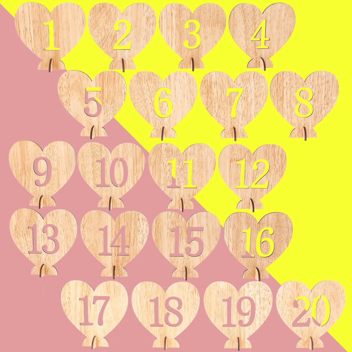 20 Pcs Table Desk Table Numbers Decoration Wedding Ornament Vintage Table Number DIY Ornament Wood Wedding Number Wedding Table
20 Pcs Table Desk Table Numbers Decoration Wedding Ornament Vintage Table Number DIY Ornament Wood Wedding Number Wedding Table